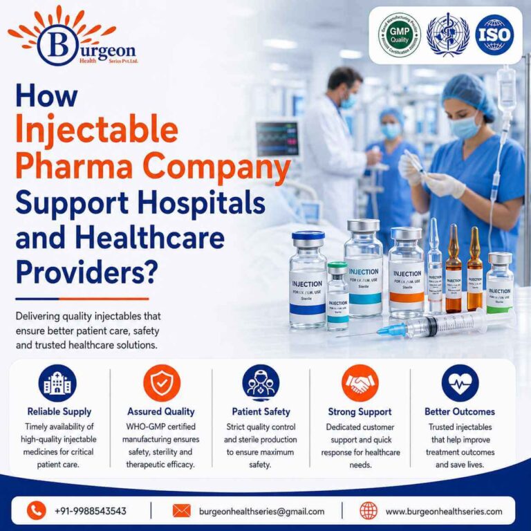 How Injectable Pharma Company Support Hospitals and Healthcare Providers?