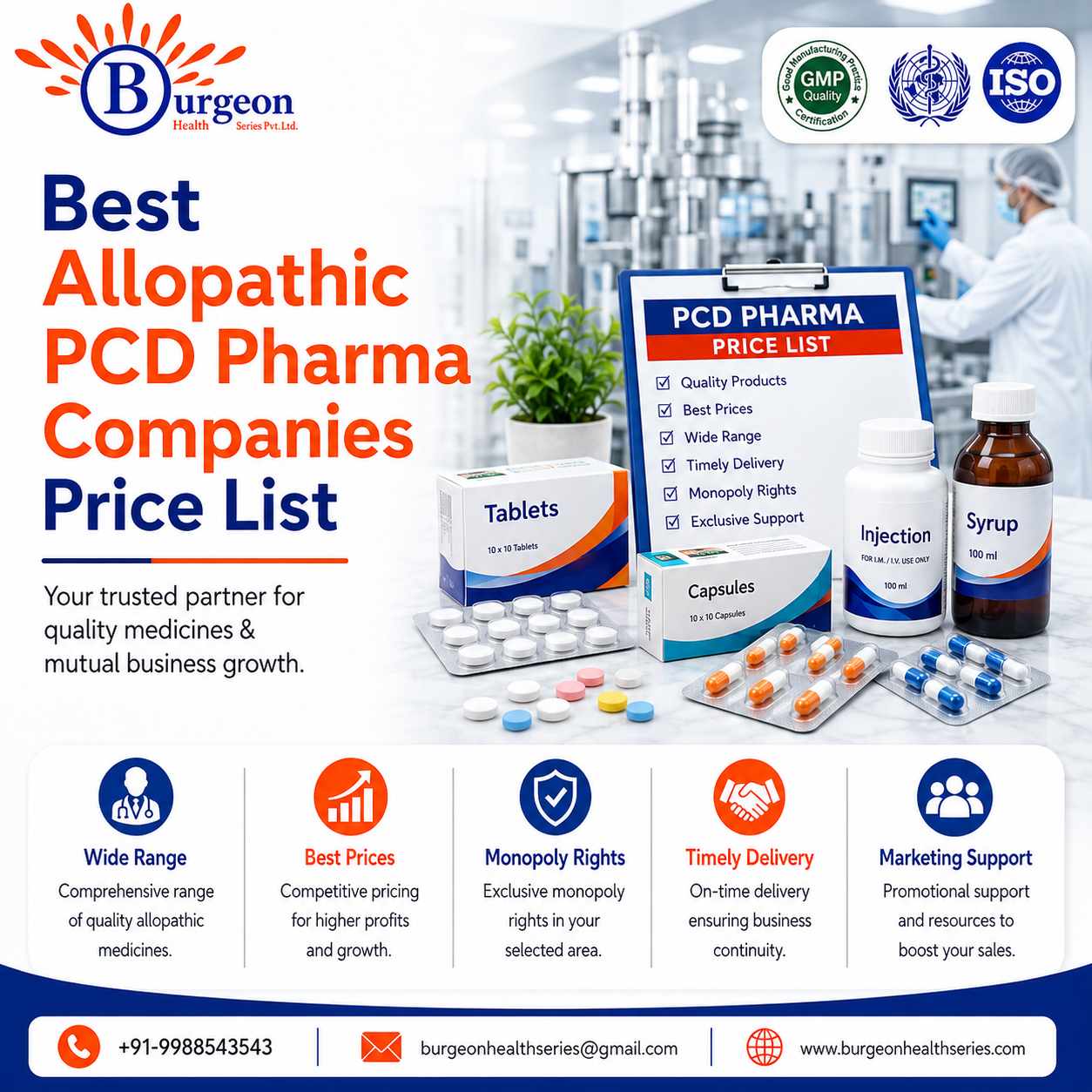Allopathic PCD Pharma Companies Price List