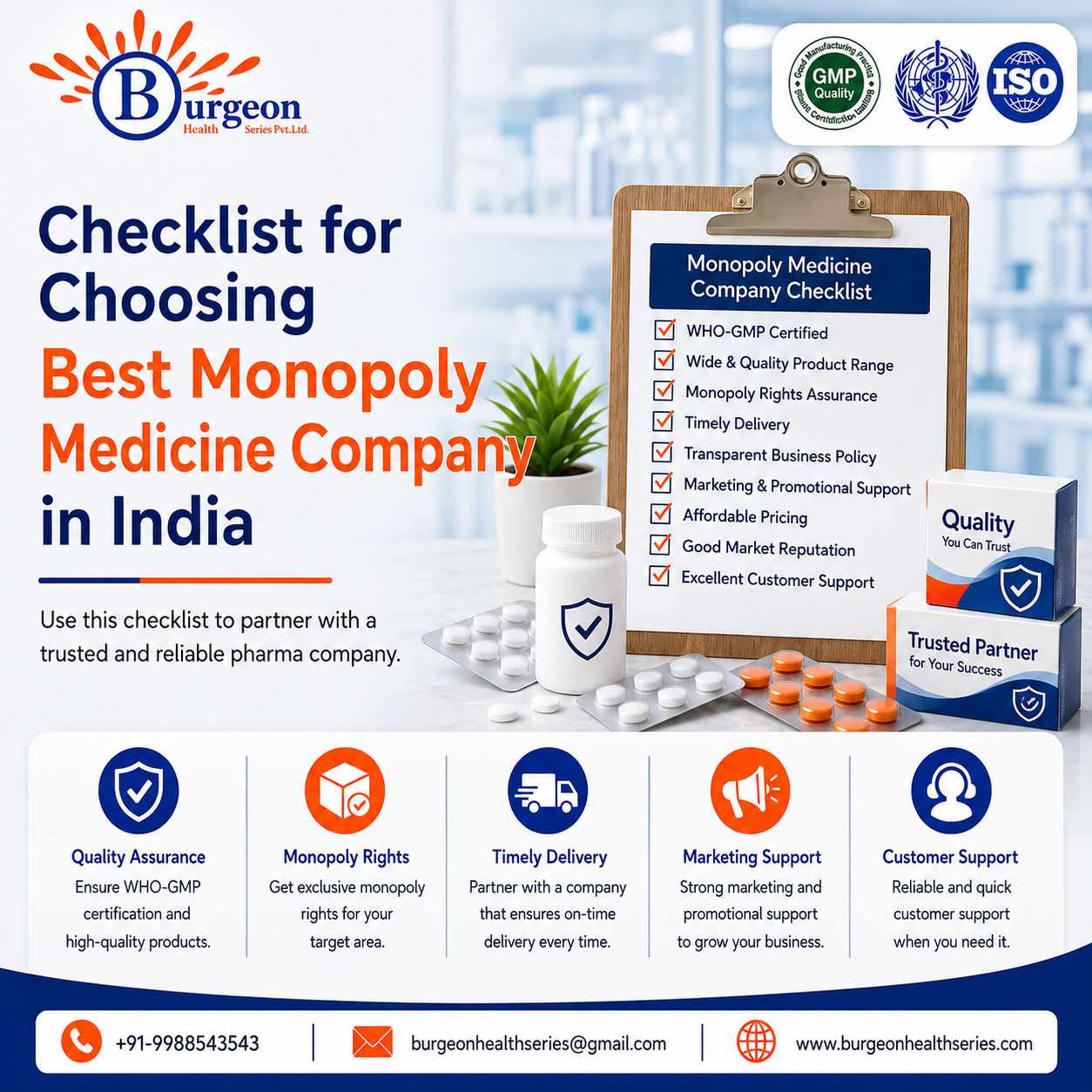 checklist for choosing best monopoly medicine company in india