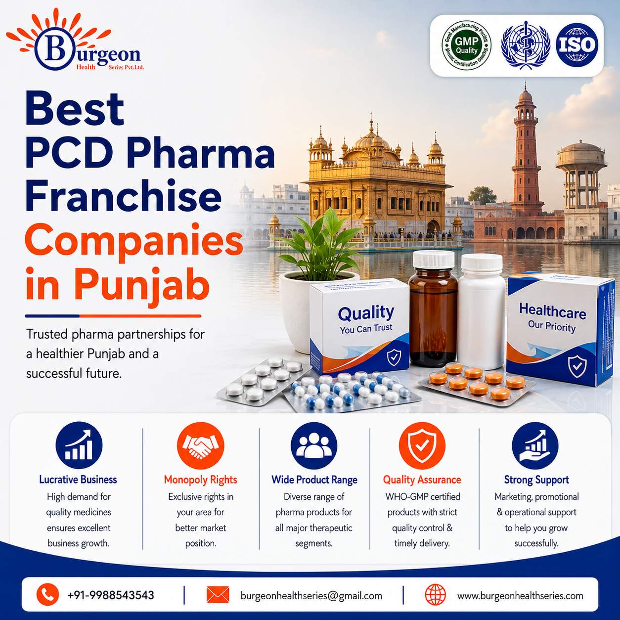 best PCD Pharma Franchise companies in Punjab