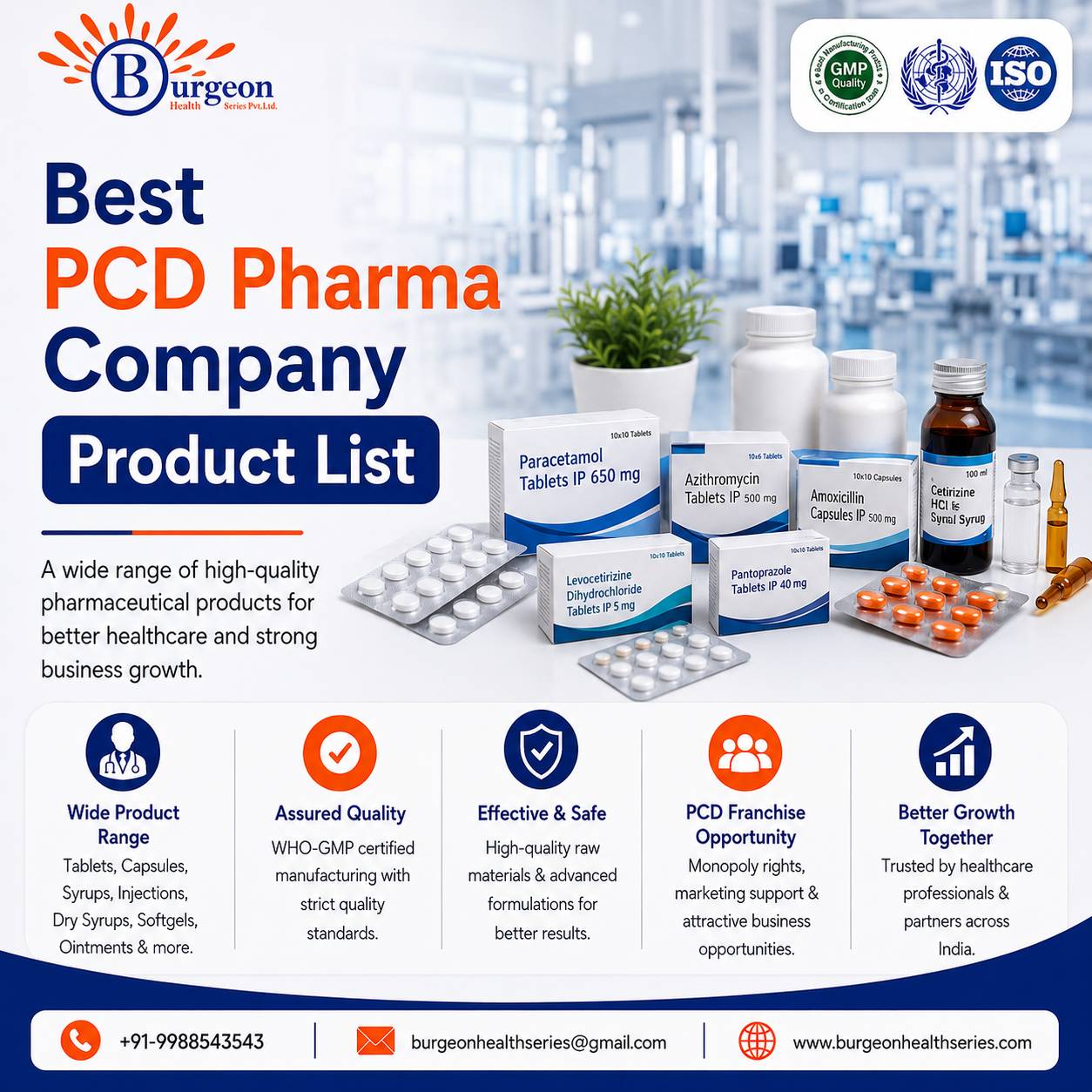Best Pcd Pharma Company Product List