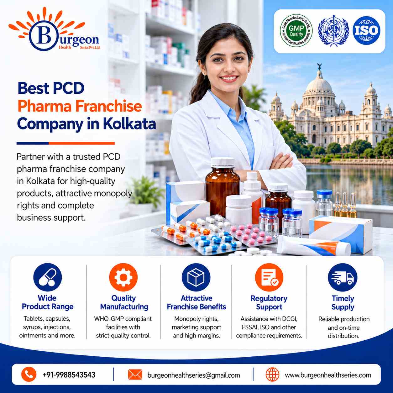 Best PCD Pharma Franchise Company in Kolkata